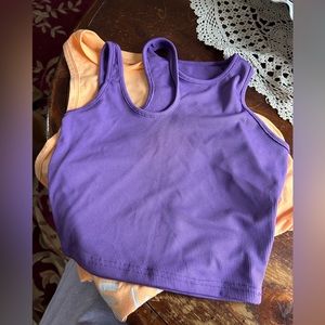 SHEIN purple crop top